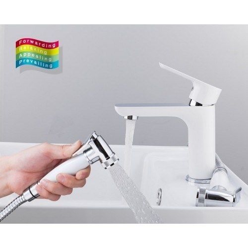 Смеситель для раковины с гигиеническим душем GAPPO G1HL04SQ8-SS1