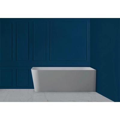 Ванна из литьевого мрамора Abber Stein AS9621-1.7 170x75 см R, белый матовый