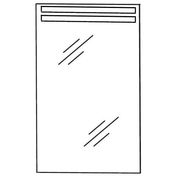 Зеркало Puris For Guests FSA534002 40 с LED подсветкой