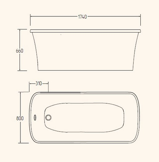 Ванна акриловая Migliori Olivia Panello ML.OLV-40.101.NR.CR 174х83 черная панель, хром