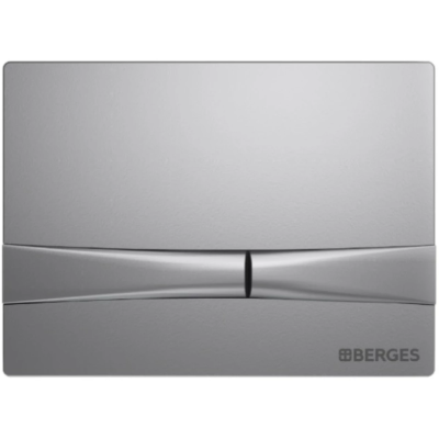Кнопка смыва Berges Novum F2 040052 для инсталляции, матовый хром