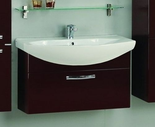 Мебель для ванной Aquaton Ария 1A141701AA430 80 темно-коричневый