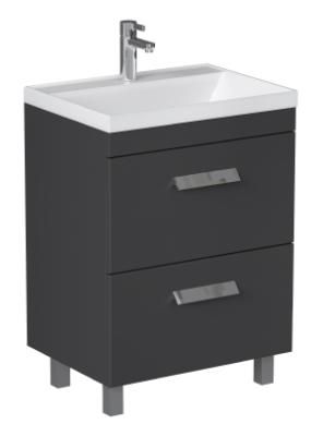 Тумба Velvex напольная Orlando 60, серый (tn.ORL.CLA.60.2Y графит)