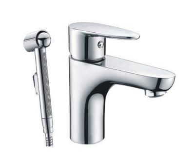 Смеситель для раковины с гигиеническим душем WasserKRAFT Leine 3500 35JP08ZB хром