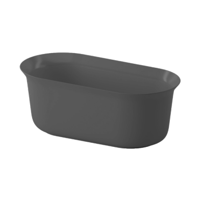 Ванна из искусственного камня ArtCeram Petite ACW005 15 140x70 grigio oliva