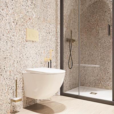 Унитаз подвесной Veconi Moro VMO-48T безободковый, торнадо, с сиденьем микролифт, белый