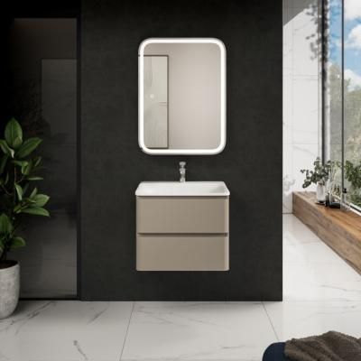 Тумба под умывальник подвесная AQUAme "S4"  AQM900460BG 60 см., цвет бежевый.