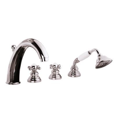 Смеситель Gattoni Vivaldi 1240012С0cr на борт ванны, хром