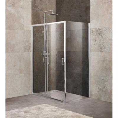Душевой уголок BelBagno Unique UNIQUE-AH-1-110/125-90-C-Cr прозрачное стекло, хром