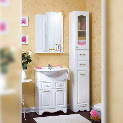 Комплект мебели для ванной Бриклаер АННА 60L, белый