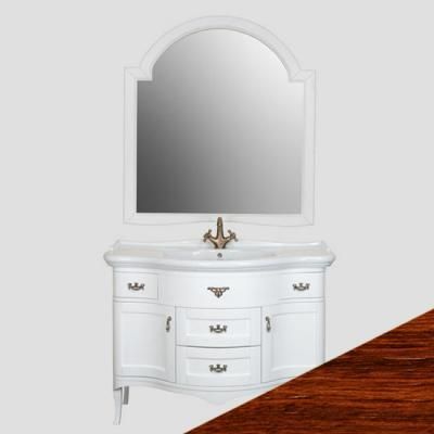 Мебель для ванной Tiffany World Victory 112, 4 ящика, 2 дверцы, орех, ручки бронза