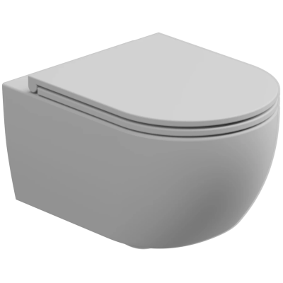 Унитаз подвесной GSG Like LKWCSOEC001 безободковый, торнадо, белый матовый