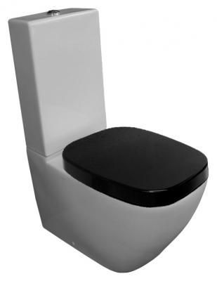 Унитаз-компакт Hidra Ceramica Dial DL12 белый с черным