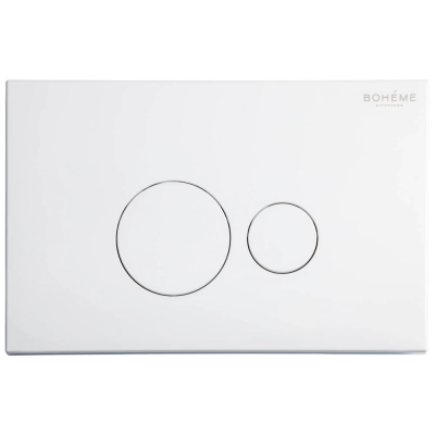 Кнопка смыва Boheme 668-W для инсталляции, белый матовый