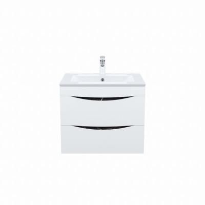 Тумба с умывальником IDDIS подвесная 60 см белая/черный мрамор Cloud (CLFYO6FL0BMS0iVC95HVK)