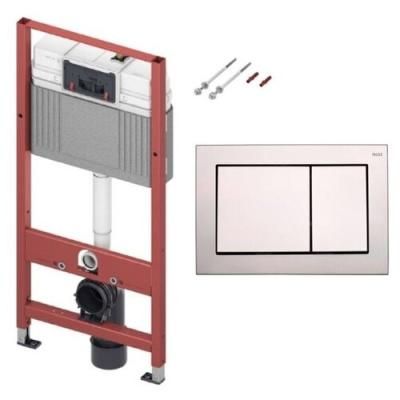 Система инсталляции для унитаза Tece Base 9400401-702 с кнопкой смыва