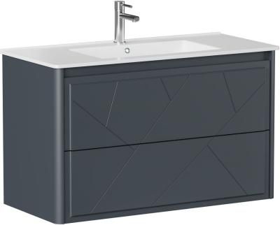 Тумба под раковину Allen Brau Paris 100 1.360002.AM антрацит матовый