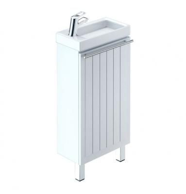 Тумба с раковиной Milardo Amur 40 напольная белая (AMSRU4YV0WIS1MGX95BYK)