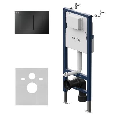 Инсталляция AM.PM PrimeFit I012709.0238 для подвесного унитаза с механической клавишей PrimeFit L синий, белый, черный