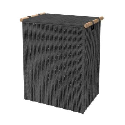 Корзина для белья WasserKRAFT Gollach WBQD-3RG30FL-LKQ черный