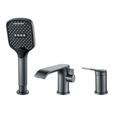 Смеситель для ванны Shevanik S4CV11YV2TXY, Оружейная сталь