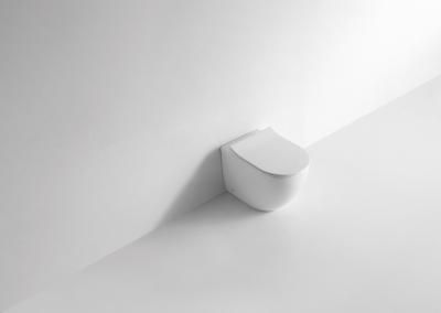 Унитаз приставной CeramaLux 3176, Бело-Глянцевый