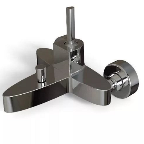 Смеситель Bravat Spring 7F679113C-B для ванны с коротким изливом