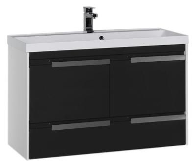 Тумба под раковину  Aquanet Тиволи 00180067 100 черная