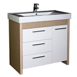 Тумба под раковину Aquanet Тиана 00177071 90 светлый дуб
