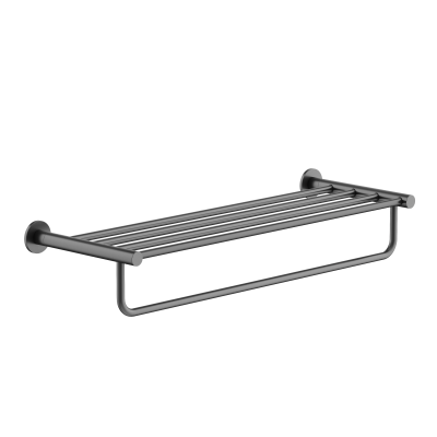 Полка SANCOS Base для полотенец, вороненая сталь,  SC9028GG