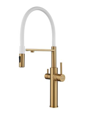 Смеситель для кухни Shevanik S478G, Золотой сатин