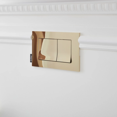 Кнопка смыва Jacob Delafon E20858-BGG для инсталляции, золотой