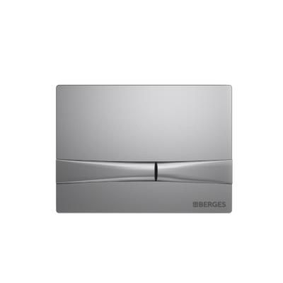 Кнопка смыва Berges Wasserhaus Novum 040052 хром матовая
