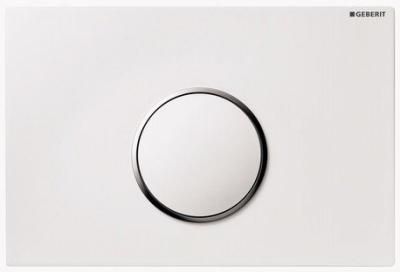 Кнопка смыва Geberit Sigma 10 115.758.KL.1 белый/хром