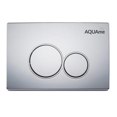 Панель смыва AQUAme AQM4101CR, хром