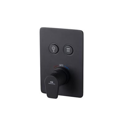 Термостатический смеситель Noken Touch&Feel N155416652 для ванны с душем, черный