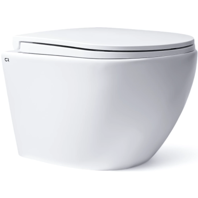 Унитаз подвесной Charus Estella EWC700-121W безободковый, с сиденьем микролифт, белый