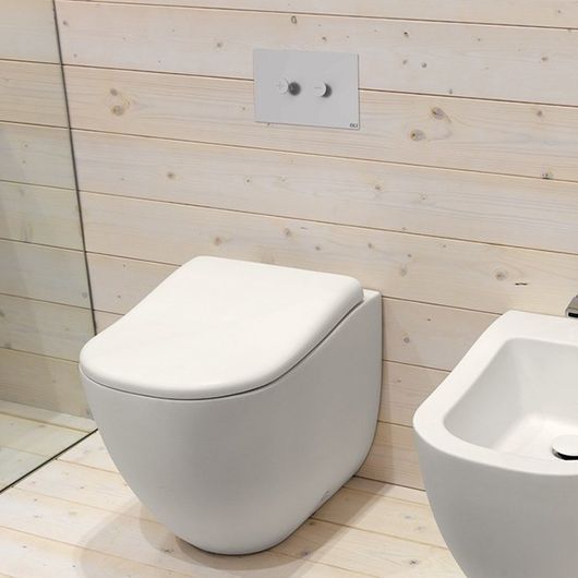 Кнопка смыва Oli Trumpet 046198 хром матовый