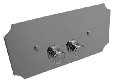 Кнопка смыва Devon&Devon DEPLCR для встроенного бачка, хром