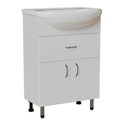 Тумба для ванной MIXLINE "МИСТРАЛЬ-60" под раковину Уют-60 (Rosa) (ПВХ) (555210)