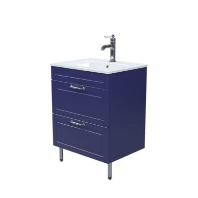 Тумба IDDIS с умывальником, напольная, 60 см, синий, Oxford (OXSCF6ZC0NDH0iWR95AZK)