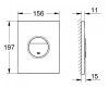Кнопка смыва Grohe Nova Cosmopolitan 38765000 хром