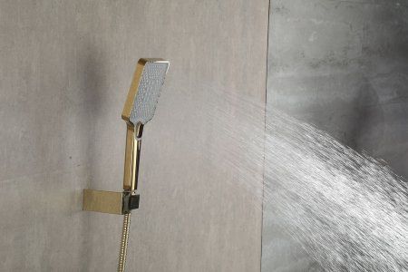 Смеситель для ванны Gappo G3207-3, однорычажный, золото