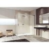Душевая перегородка Huppe Aura 401608.092.321 100 с неподвижным сегментом, прозрачное стекло, х