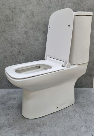 Унитаз напольный Ceramalux WK-9125, белый глянец