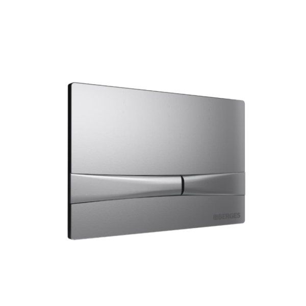 Кнопка смыва Berges Wasserhaus Novum 040052 хром матовая