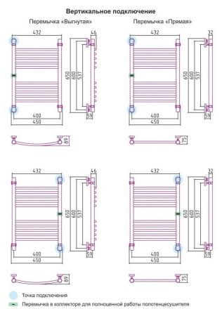 Полотенцесушитель водяной Сунержа Богема 600x400 золото прямой, с дополнительной перемычкой