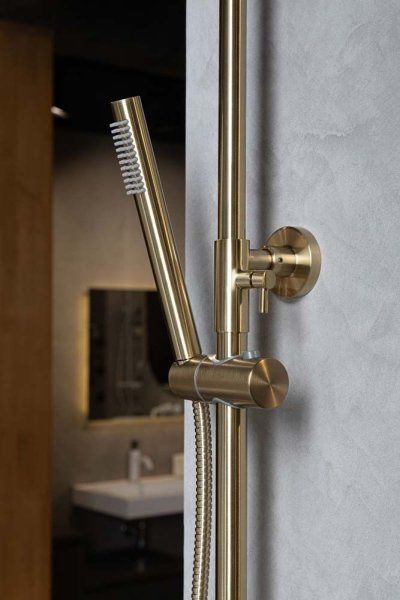 Смеситель Boheme Uno 463-MG для ванны, золото матовое