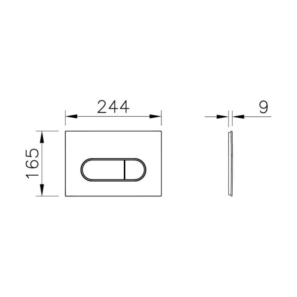 Система инсталляции для унитазов VitrA Core 800-1873 и панель смыва Root R 740-2280 хром
