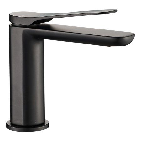Смеситель для раковины (умывальника) REA CREEK BLACK MAT LOW черный низкий, REA-B8403
